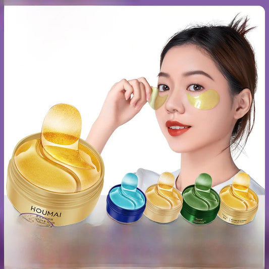 24K Gold Collagen Eye Mask for Hydration and Care